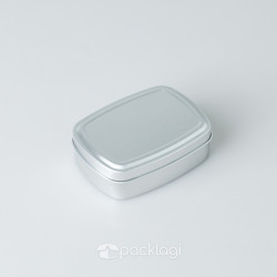 Kaleng Pomade Kotak Silver